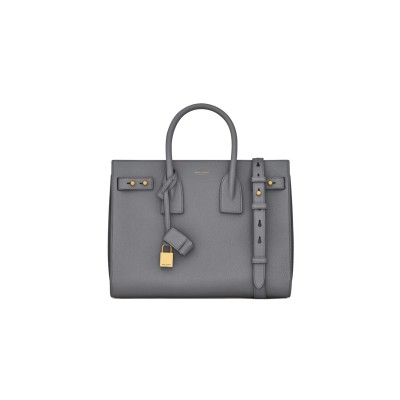 YSL SAC DE JOUR IN SUPPLE GRAINED LEATHER-SMALL 717447DTI0W1112 (32*25.5*15.5cm)